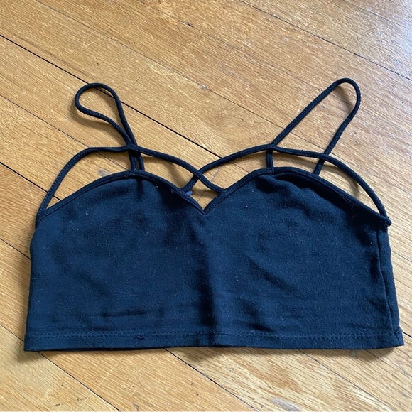 Brandy Melville Criss Cross Bralette - Picture 1 of 3